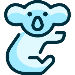 Koala Body Icon from Ultimate Duotone Set