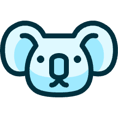 Koala Head Icon from Ultimate Duotone Set