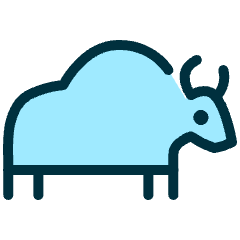 Livestock Bull Body Icon from Ultimate Duotone Set