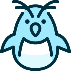 Marine Mammal Penguin Crested Icon from Ultimate Duotone Set