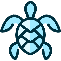 Marine Mammal Turtle 1 Icon from Ultimate Duotone Set