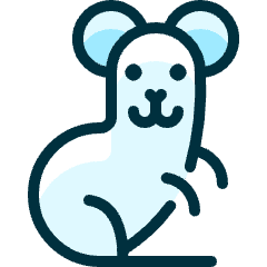 Mouse Body Icon from Ultimate Duotone Set