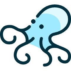 Octopus 1 Icon from Ultimate Duotone Set