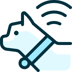 Pet Tracking Cat Signal Icon from Ultimate Duotone Set