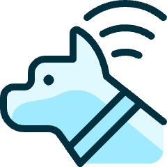 Pet Tracking Dog Signal Icon from Ultimate Duotone Set