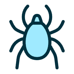 Pets Tick Icon from Ultimate Duotone Set