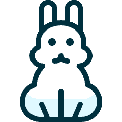 Rabbit Body Icon from Ultimate Duotone Set