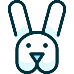 Rabbit Icon from Ultimate Duotone Set