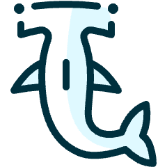 Shark Hammer Icon from Ultimate Duotone Set