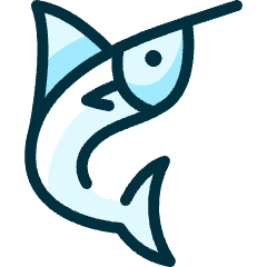 Shark Swordfish Icon from Ultimate Duotone Set