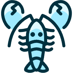 Shellfish Lobster Icon from Ultimate Duotone Set
