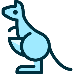 Kangaroo Icon from Ultimate Duotone Set