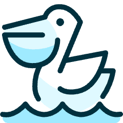 Pelican Icon from Ultimate Duotone Set
