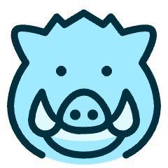 Wild Pig Icon from Ultimate Duotone Set