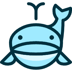 Whale Body 1 Icon from Ultimate Duotone Set