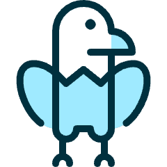 Wild Bird Eagle Icon from Ultimate Duotone Set