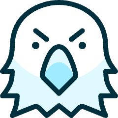 Wild Bird Eagle Head Icon from Ultimate Duotone Set