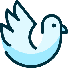 Wild Bird Fly Icon from Ultimate Duotone Set