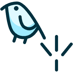 Wild Bird Footstep Icon from Ultimate Duotone Set