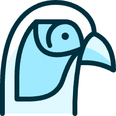 Wild Bird Head Icon from Ultimate Duotone Set