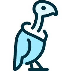 Wild Bird Vulture Icon from Ultimate Duotone Set