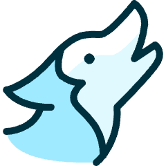 Wolf Howl Icon from Ultimate Duotone Set