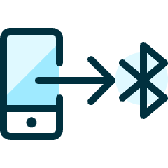Bluetooth Transfer 1 Icon from Ultimate Duotone Set