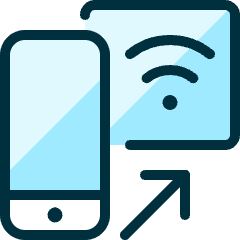 Wifi Transfer Icon from Ultimate Duotone Set