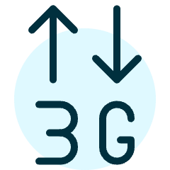 Cellular Network 3g Icon from Ultimate Duotone Set