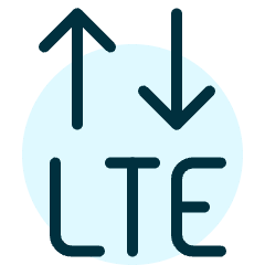 Cellular Network Lte Icon from Ultimate Duotone Set