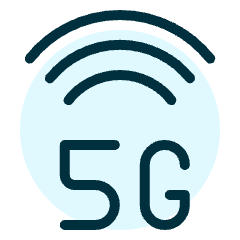 Cellular Network Wifi 5g Icon from Ultimate Duotone Set