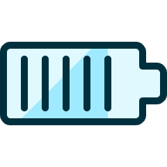 Charging Battery Almost Full Icon from Ultimate Duotone Set