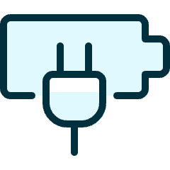 Charging Battery Cable 1 Icon from Ultimate Duotone Set