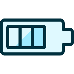 Charging Battery Three Bars Icon from Ultimate Duotone Set