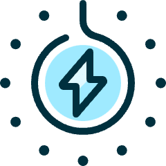 Charging Light Idea Icon from Ultimate Duotone Set