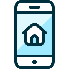 Phone Action Home Icon from Ultimate Duotone Set