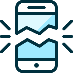 Phone Broken Icon from Ultimate Duotone Set