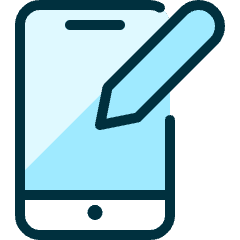Phone Write Icon from Ultimate Duotone Set