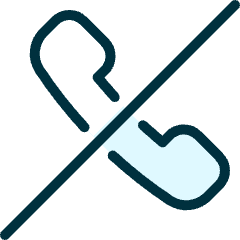 Phone Actions Off Icon from Ultimate Duotone Set