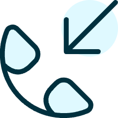 Phone Actions Receive 1 Icon from Ultimate Duotone Set