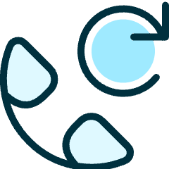 Phone Actions Refresh 1 Icon from Ultimate Duotone Set