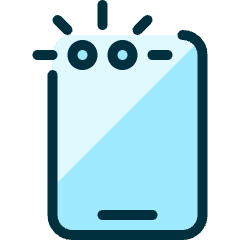 Phone Camera Shoot Icon from Ultimate Duotone Set