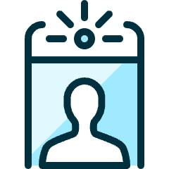 Phone Selfie Person Icon from Ultimate Duotone Set