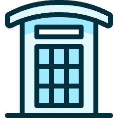 Phone Booth Icon from Ultimate Duotone Set