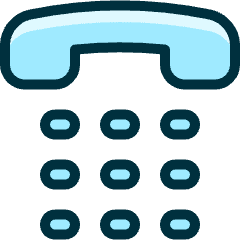 Phone Dial Icon from Ultimate Duotone Set