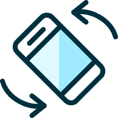 Phone Rotate Icon from Ultimate Duotone Set