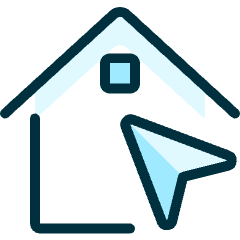 Real Estate Action House Location Icon from Ultimate Duotone Set