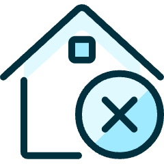Real Estate Action House Remove Icon from Ultimate Duotone Set