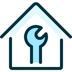 Real Estate Action House Wrench Icon from Ultimate Duotone Set