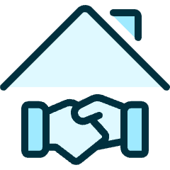 Real Estate Deal Shake Icon from Ultimate Duotone Set